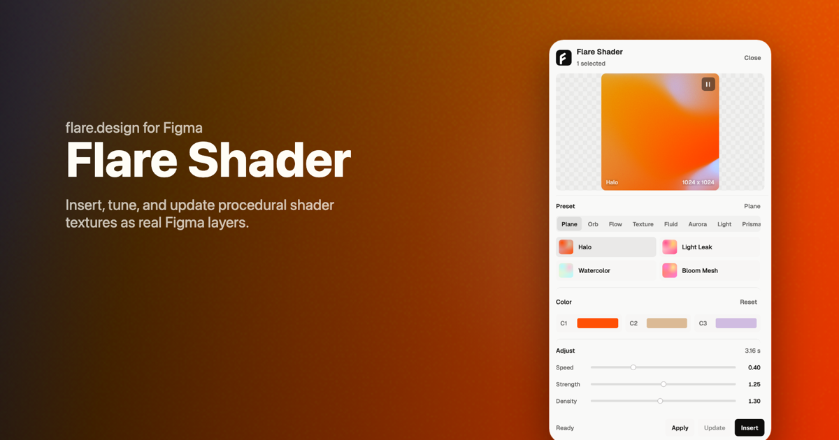 Shader video export - flare.design